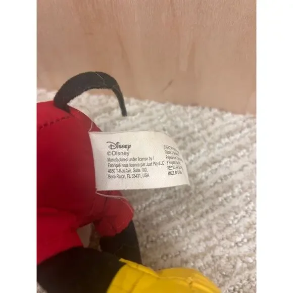 Disney Mickey Mouse Plush Patriotic Outfit Stars Stripes Just Play 9” - Picture 4 of 7